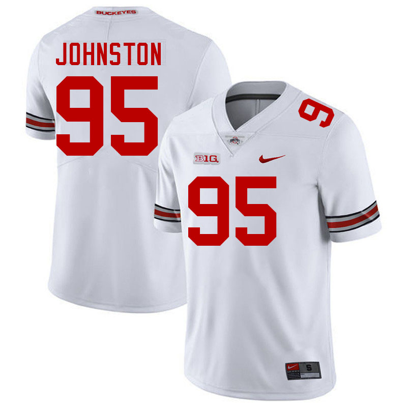 Cameron Johnston Ohio State Buckeyes Jersey College Football Uniforms-White